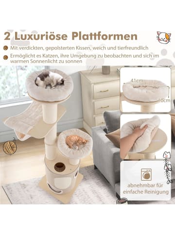 Kratzbaum Groß 187 cm in Beige