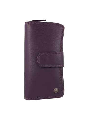 Spongy Geldbörse Leder 18 cm purple