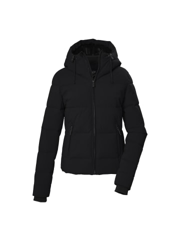 Stepppjacke mit Kapuze in Schwarz0110
