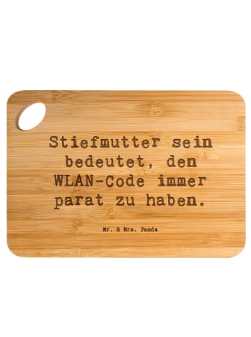 Frühstücksbrettchen Spruch Stiefmutter Heldin m... in Braun