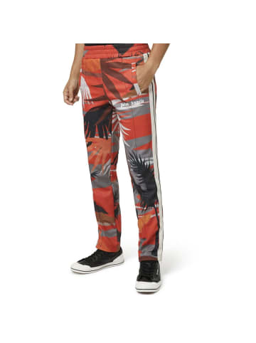 Mehrfarbig Rot Polyester Athletik Hose