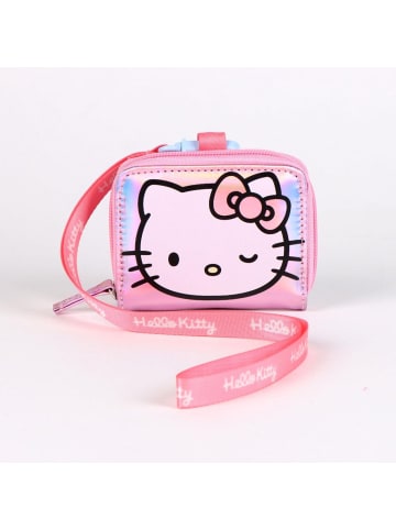 Hello Kitty Iridescent Geldbörse schimmernde Kinderbörse in Rosa