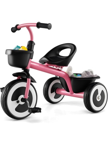 Laufrad 3-Rad mit 2 Körben 18 Monaten-5 Jahren in Rosa