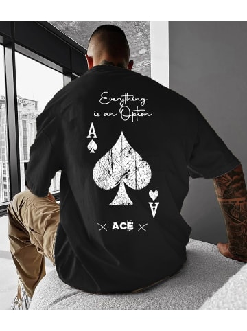 T-Shirt PIK ASS SCHWARZ-Weiss