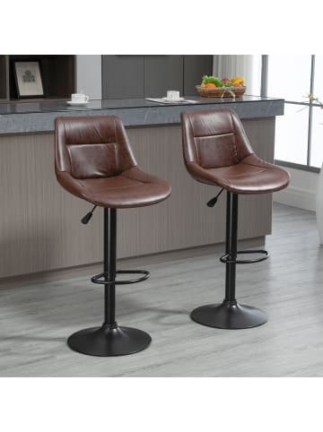 Barhocker in Braun 46,5L x 50B x 108H cm