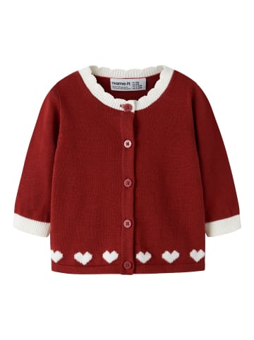 Strickjacke in Red Dahlia1
