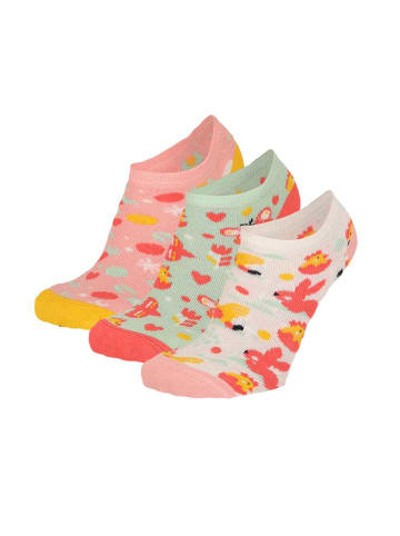 Mädchen Sneaker-Socken Ostersocken 3er Pack in Weiß