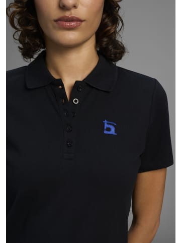 Poloshirt in schwarz