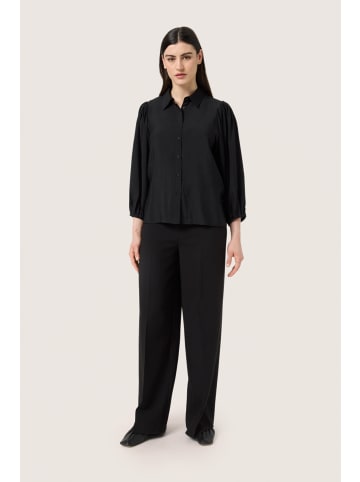 Langarm - Hemd SLLeodora Gerade Passform in Black