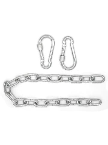 Befestigungsset für Hängesessel Kette + 2 Karabiner 66cm silber