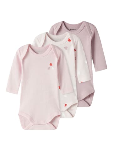 3er Pack Langarmbodys NBFBODY CARINARIA HEART in carinaria