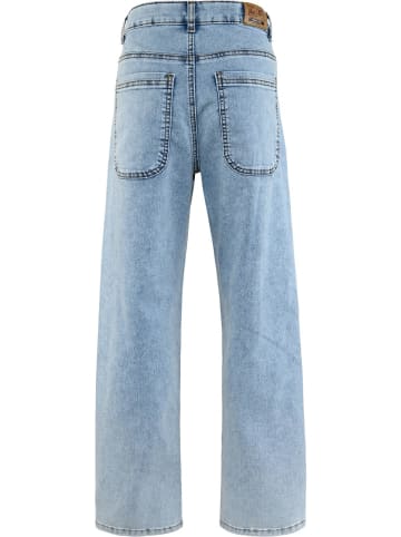 Baggy Jeans wide Plus-Größe weiter Bund in light blue