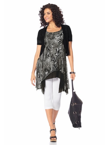 Leggings in weiß, schwarz
