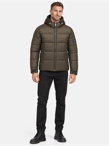 Winterjacke "A809" - mit Kapuze - in Khaki