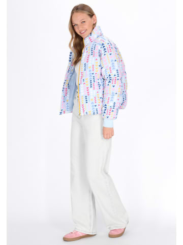 Women Jacket in light blue multicolor