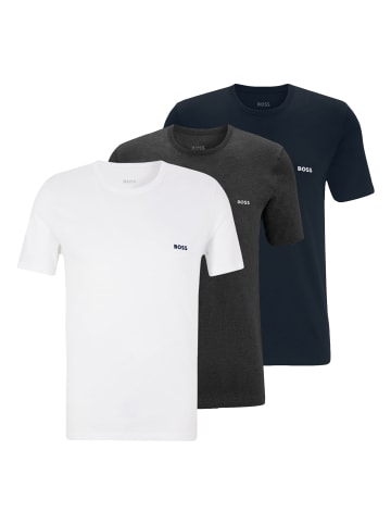 3er Pack T-Shirts Crew-Neck in Mehrfarbig