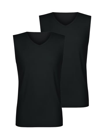 3er Pack Shirt V-Ausschnitt in black