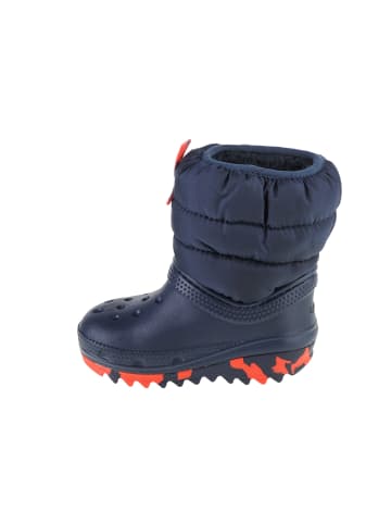 Crocs Classic Neo Puff Boot Toddler in Dunkelblau