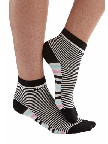Kurzsocken in bunt-gestreift