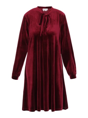 Women Dress in burgundy