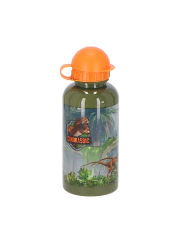 Dinorassic Robuste Aluminium Wasserflasche Trinkflasche, 400 in Grün