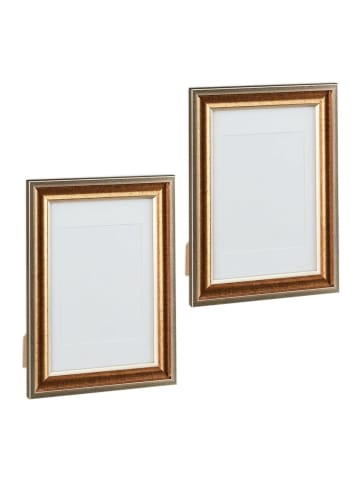 2 x Bilderrahmen in Gold - 20 x 30 cm