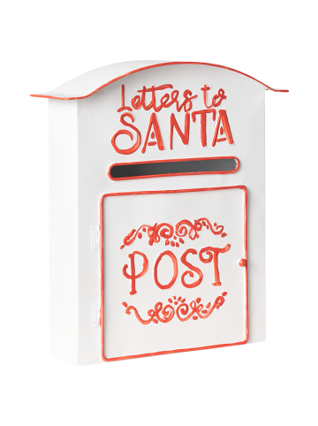 Briefkasten ESPOO in Weiß/Rot