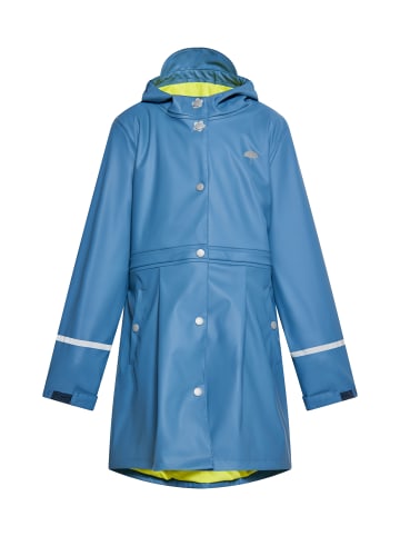 Mädchen (Kids) Regenmantel in Stahlblau
