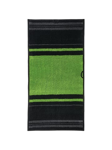 Frottier, Jacquard Duschtuch Grafik in grün