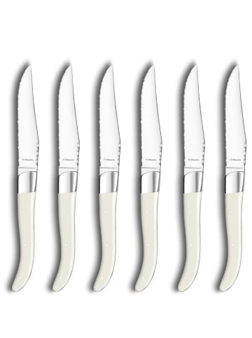 6-tlg. Steakmesser Set ROYAL STEAK in weiß
