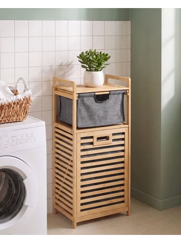Badezimmerschrank CUTERVO in Braun - (W) 40 x (H) 95 x (L) 33 cm