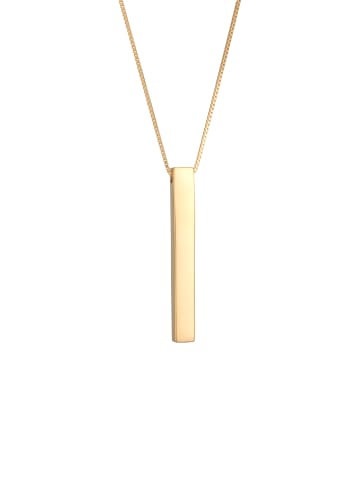 Halskette 925 Sterling Silber Geo in Gold