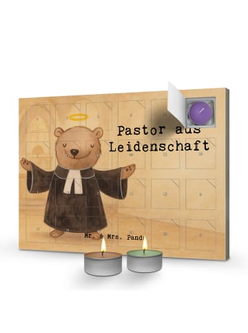 Adventskalender Pastor Leidenschaft Design mit ... in Weiß