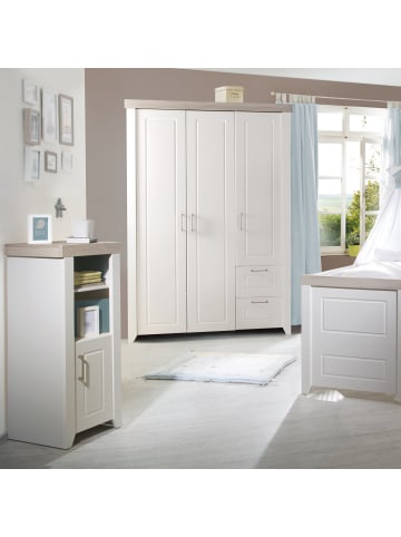 Standregal Felicia mit Kranz in Luna Elm & Fronten Canadian White