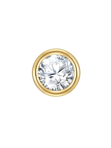 Piercing aus Sterling Silber mit Zirkonia in gelbgold