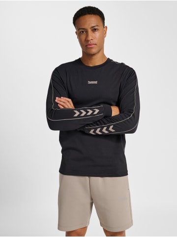 T-Shirt Hmlpulse Fußball Herren in BLACK