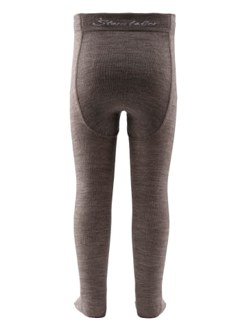 Strumpfhose Wolle in braun mel.