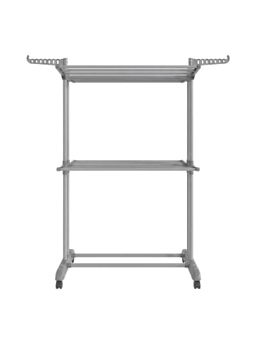 Wäscheständer Bunji in Grau - (B)63.5 x (H)148 x (T)125.5 cm