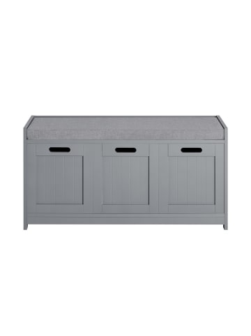 Schuhbank in Hellgrau - (W) 35 x (H) 45 x (L) 90 cm
