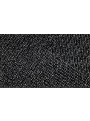 Fußmatte Dune Stripes in dunkelgrau