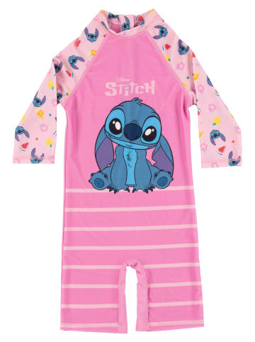 Lilo & Stitch Schwimmanzug UV-Schutz 50 Overall Badeanzug Einteiler in pink