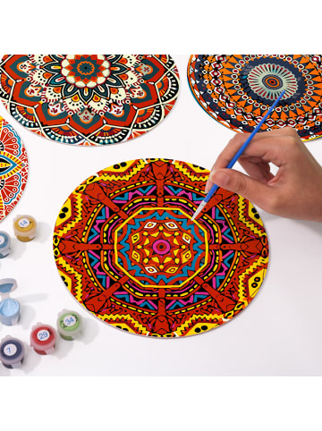 
PVC-Tischset Malen nach Zahlen 6er Set-"Mandala" 20cm