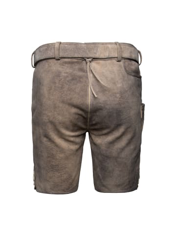 Lederhose Farchant in dunkelbraun