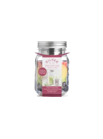 SNACK ON THE GO Glas mit Edelstahlbehälter, 500 ml