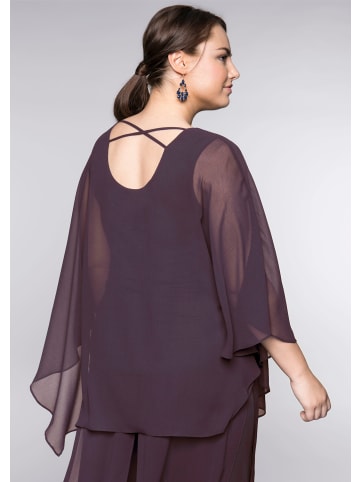 Tunika in aubergine