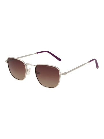 Unisex Sonnenbrillen Rechteck Silber