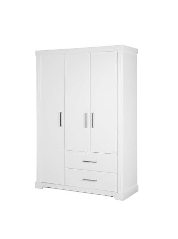Kleiderschrank Maxi 3-türig Landhausstil mit 2 Schubladen