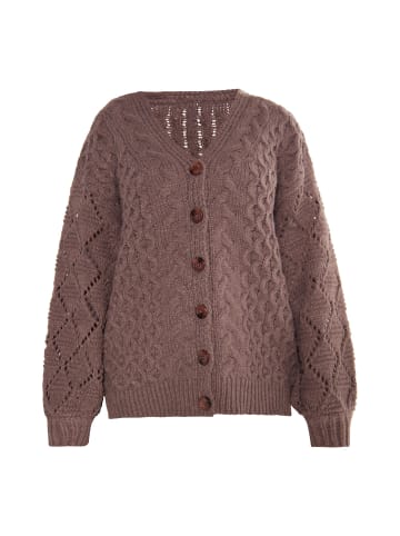 Women Strickcardigan in Braun