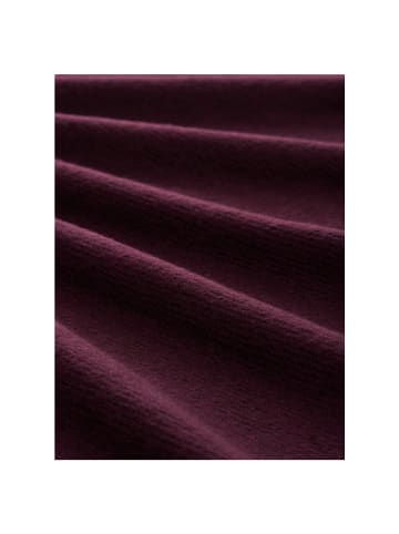 Sweatshirt in dark red mélange