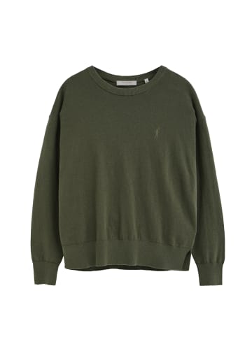 Pullover WOMAN RIGBY GO U WOOL W IO LONG SLEEVE REGULAR FIT in MILITÄRGRÜN
